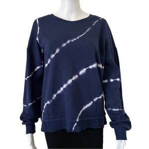 Athleta Long Sleeve Oversized Sundown Sweatshirt II Eclipse Dress Blue S